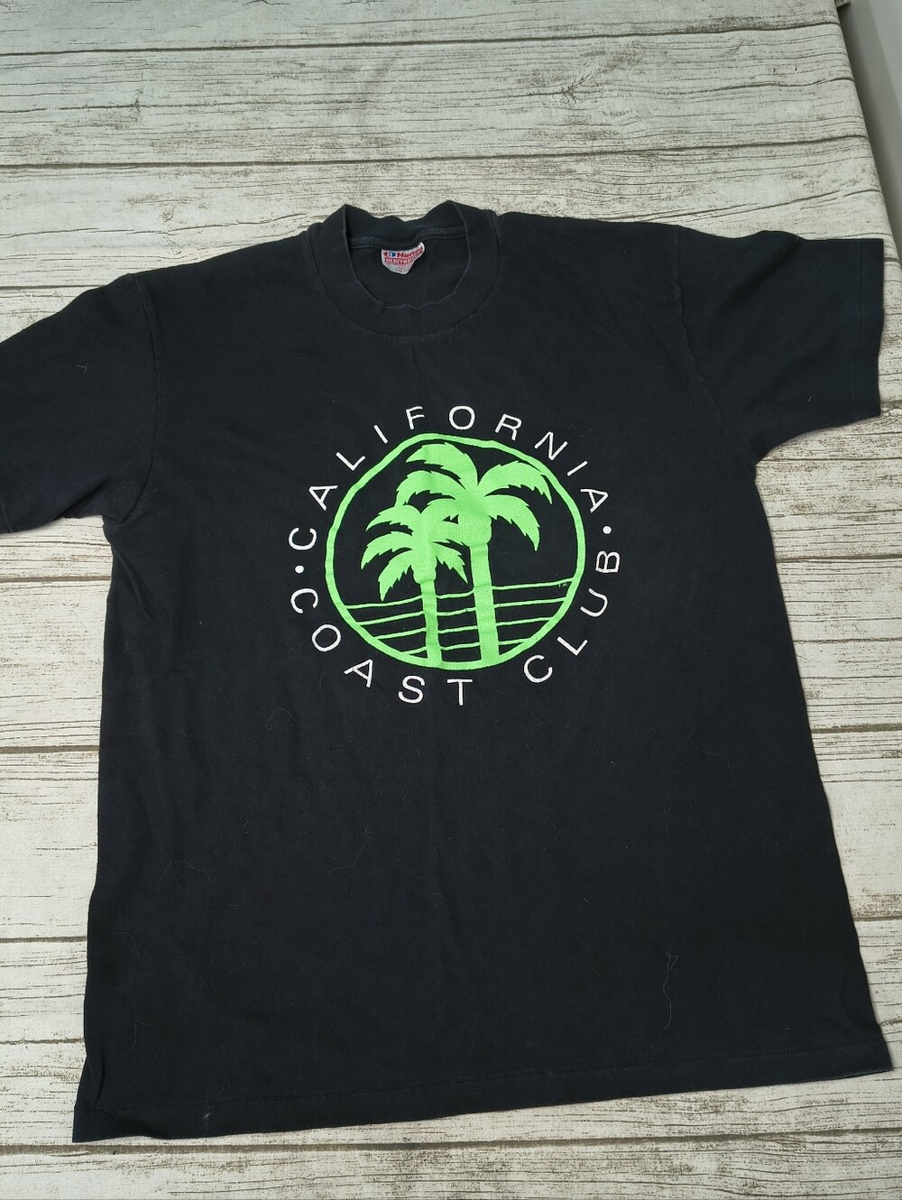 Vintage Hanes Single Stitch Coast California Club T Shirt Size Large